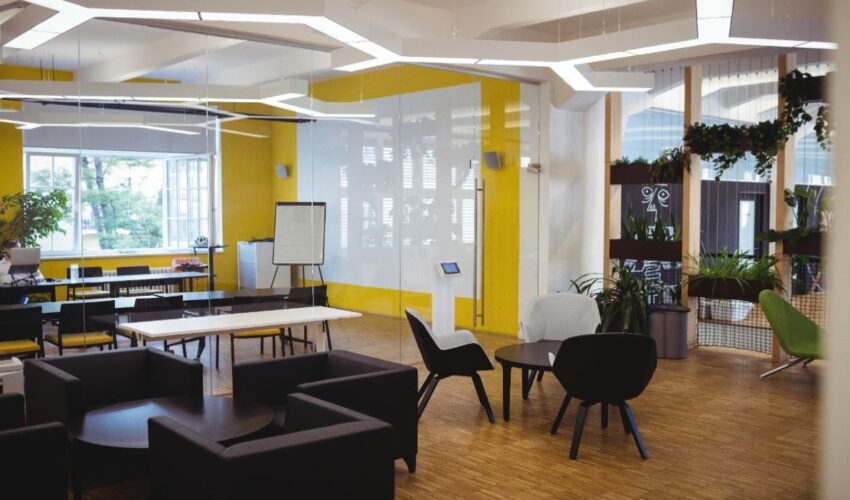 Office interior designers in Gurgaon creating eco-friendly office layouts